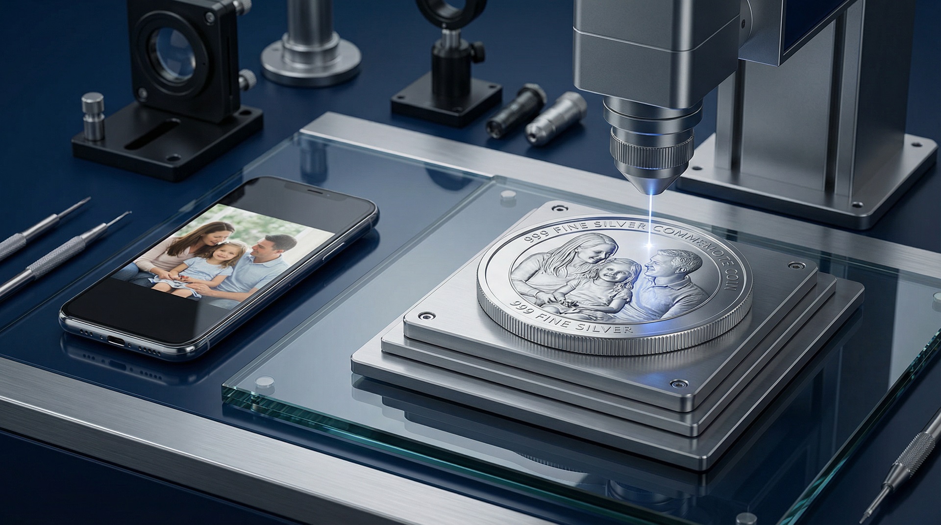 حکاکی سفارشی روی سکه و نقره | آریونکس